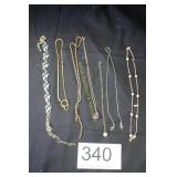 Costume Jewelry Necklaces - Lot of (7)