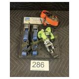 (4) Straps -  (2) NIB Buckle Tiedowns & More