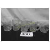 Batman Forever Glass Mug Set - (5) Total