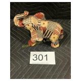 Ceramic Flag Print Elephant
