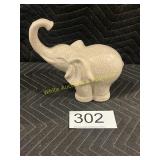 Stone Design Ceramic Elephant