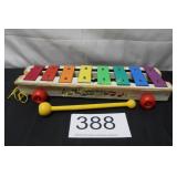 Vintage Fisher Price Pull Toy Xylophone