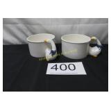 House of Lloyds Ceramic Mugs w/Goose Handle