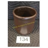 Stoneware Crock - Painted Brown