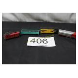 (4) HO Scale Train Pieces