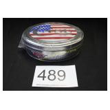 Factory Sealed Case XX Am Flag Commerative Tin