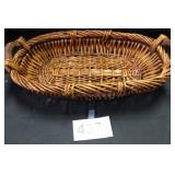 Hand-Woven Willow Market Basket