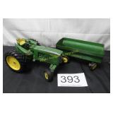 John Deere Tractor & Wagon - Vintage Ertl