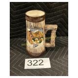Holiday Beer Stein - 'Skiing Scene'