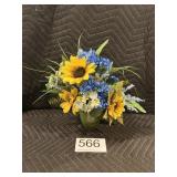 Artificial Floral Arrangement - Green Mug w/Ivy