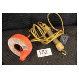 Fluorescent Trouble Light & Moen Drain Adapter