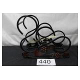 Countertop Wrought Iron Wine Rack
