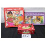 (3) Vintage Games - Pin the Tail - HiHo Cherry