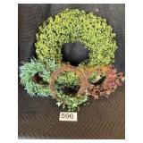 Group of (4) Wreaths
