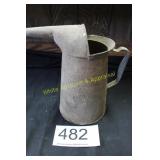 Antique 1/2 Gallon U.S. Standard Oil Filler Can