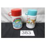 Vintage Thermoses - Rainbow & Dr. Seuss