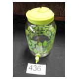 Vintage Glass Beverage Dispenser - Sun Tea