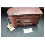 Chateau 2 Bottle Antique Theme Wine Box