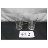 Vintage Coca-Cola Glasses (2)