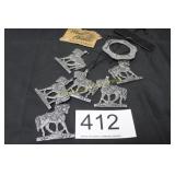 Carson Wind Chimes w/Pewter Carousel Horses