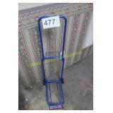Mid-Century Blue Folding Utility Cart