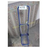 Mid-Century Blue Folding Utility Cart