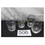 Mix of Brewery Glassware