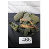 (3) Pair Army Socks & Belt/Straps