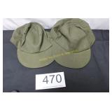 (2) Hot Weather Army Field Caps