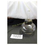 Vtg. Double Bubble Glass Top Chamber Vac Bowl