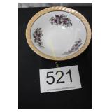 Vintage 7' Japan Pearlized Luster Border Bowl