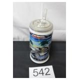 Budweiser Stein - 1957 Black Chevrolet Corvette