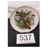 Vintage Bird Themed Ceramic Hanger Plate
