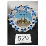 Vintage Corn Palace - Mitchel SD - Souvenir Plate