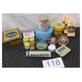 Large Group of Tins - Boxes - Etc.