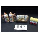 Lot of 3 Sets Roadside Travel Memorabilia S & P