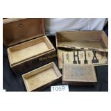 (4) Wooden Boxes - Cigar & More