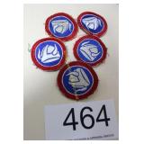 (5)Army Military WWII 47th Infantry Sew on Patch