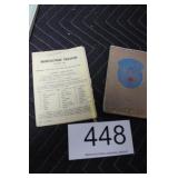 U.S. Army Soldiers Notebook w/Entries