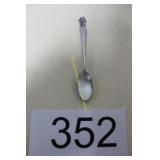 Pewter Spoon w/Married Couple Figurine