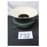 Vintage Cast Iron Railroad Spittoon/Cuspidor