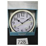 Sharp Quartz Analog Wall Clock - NIP