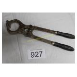 Vintage 18' Industrial Steel Burdizzo Pinchers