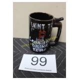 Vintage Wet Your Whistle Ceramic Beer Mug