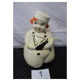 Vintage American Bisque 'Dutch Boy' Cookie Jar