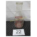 Pasteurized Silver Seal Meadow Gold Qt Milk Btl.