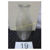 Wente Dairy - 1 Qt Milk Bottle - Effingham, IL