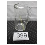 Seagram's Benchmark Glass Pitcher