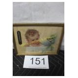 Effingham Monument Works Framed Thermometer