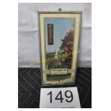 Effingham Monument Works Framed Thermometer